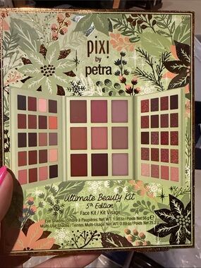 Pixi by Petra Ultimate Beauty Kit - Green Packaging with Pink & Brown Shades